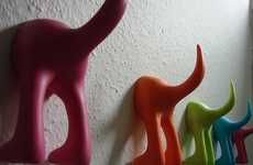 Colorful Canine Tail Hangers
