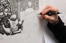Intricately Inked Walls