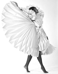 Complex Paper-Made Gowns Image 2