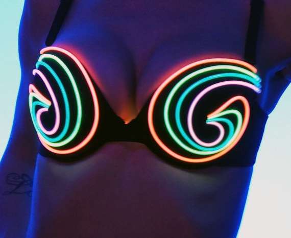 Electrically Illuminated Lingerie