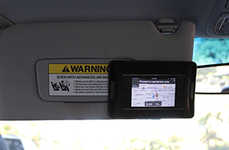 Smartphone-Holding Visor Clips 