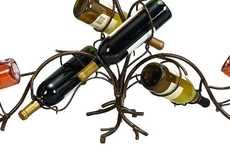 Metal Vine Vino Holders