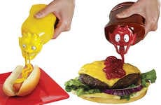 Monster-Shaped Condiment Caps