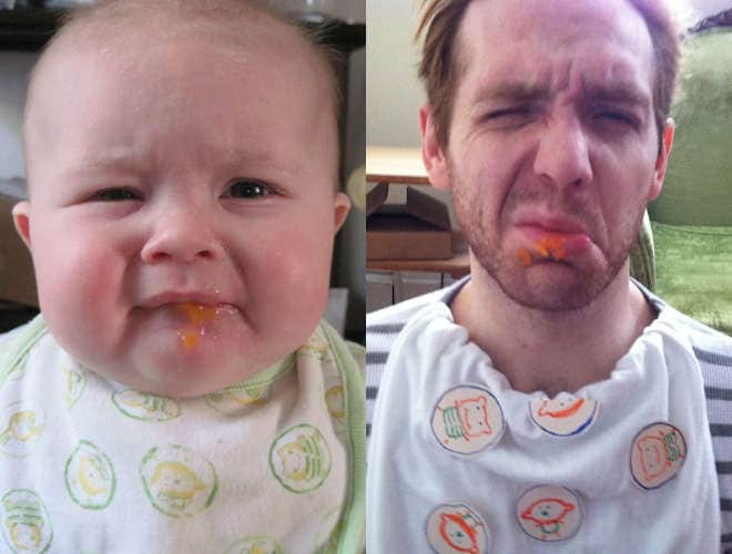 Hilarious Reenacted Baby Pics