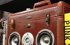 Retro Suitcase-Shaped Speakers
