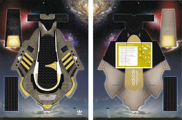 Papercraft Sneaker Campaigns