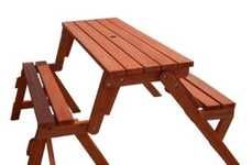Collapsable Picnic Table Benches
