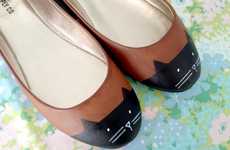 DIY Kitty Accented Shoes