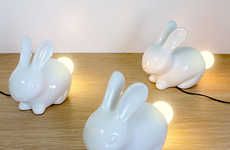 Porcelain Bunny Lights