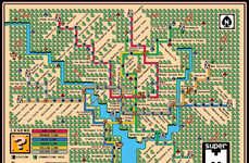 Gamer Recreated Transit Maps