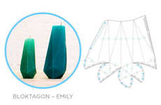 Vibrantly Geometric Candles 