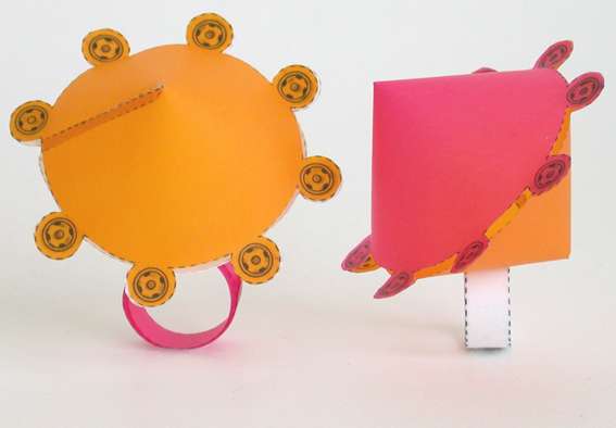DIY Papercraft Rings