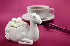 Kneeling Camel Sugar Bowls