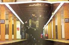 Subway Track Jumping Photography
