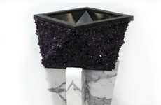 Crystal-Encrusted Sinks