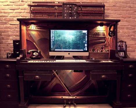 Upcycled Instrument Workstations