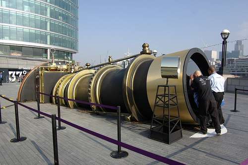 Tunnel Telescope From NYC to London
