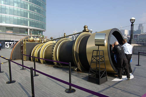 Tunnel Telescope From NYC to London