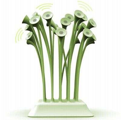 Flower Stem Speakers