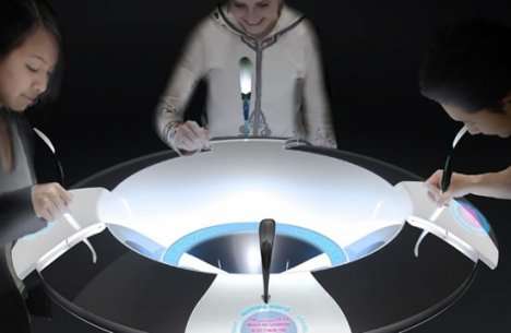 Interactive Brainstorming Tables