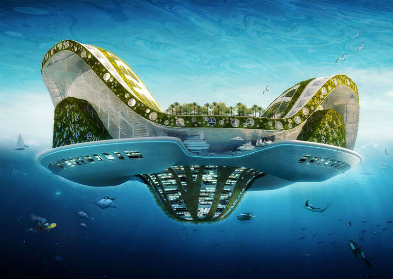Floating Ecopolis for Climate Refugees