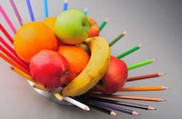 Coloring Pencil Dishware Image 7