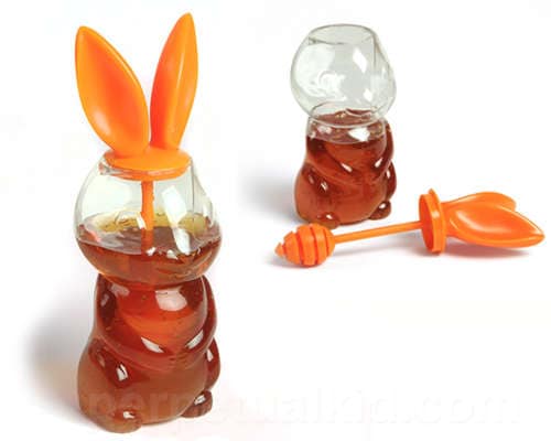 Bunny-Eared Honey Holders