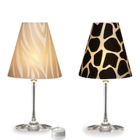 Upcycled Wine Glass Lamps Image 4