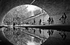 Serene City Reflection Photography