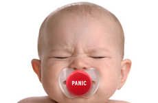 Humorous Stress Button Pacifiers