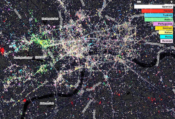 Aerial Tweet Maps