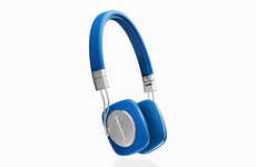 Minimalist Blue Earphones