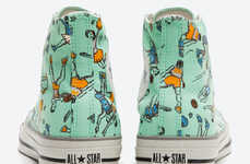 Printed Cartoon Sneakers