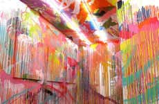 Chromatically Splattered Expressionist Installations