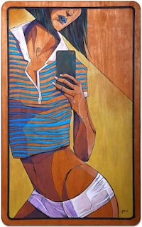 Narcissistic Self-Portait Illustrations Image 2
