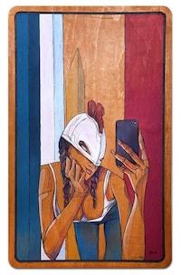 Narcissistic Self-Portait Illustrations Image 8