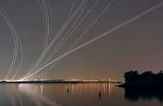 Airplane Trail Photography