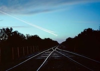 Airplane Trail Photography Image 7