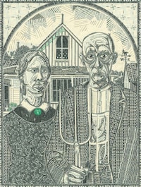 Artistic Currency Collages Image 5