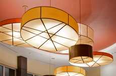 Tambourine Textile Lamps