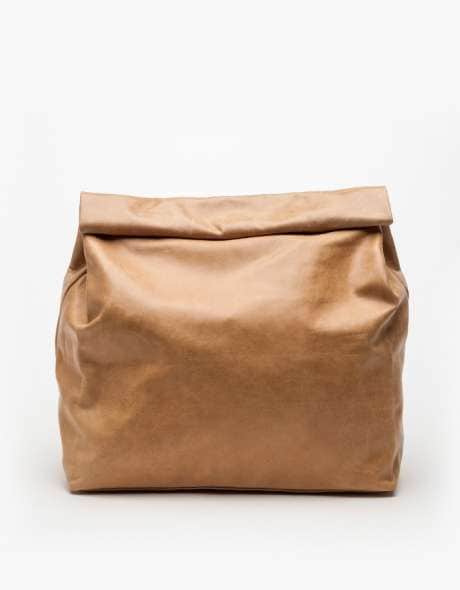 Luxe Leather Lunch Bag Clutches