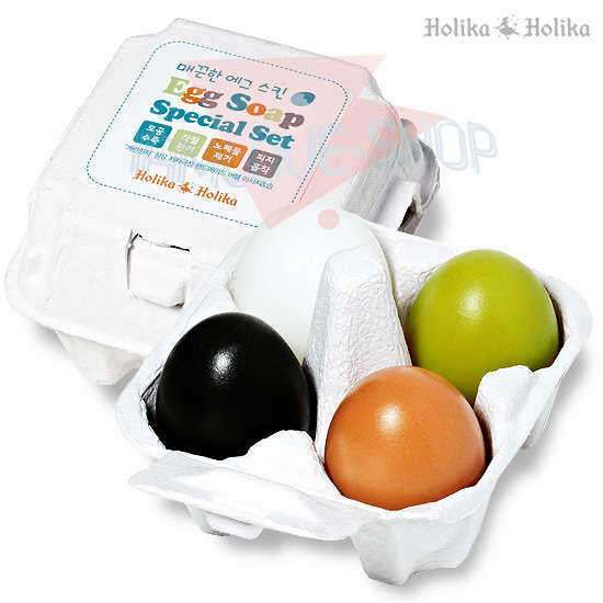 Funky-Flavored Egg Soaps