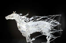 Enthralling Plastic Sculptures