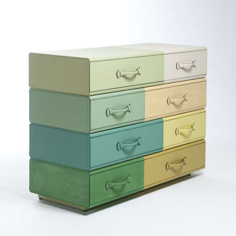 Suitcase-Shaped Drawers 