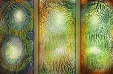Floral LED Panel Displays
