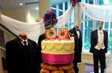 Donut-Made Wedding Cakes