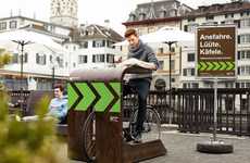 Bicycle-Friendly Café Seating