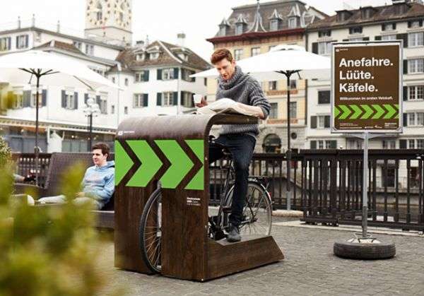 Bicycle-Friendly Café Seating