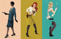 Coordinated Mid-Century Illustrations Image 8