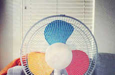 DIY Colorful Fans